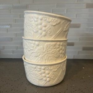 Mikasa English Countryside Individual Souffle dishes